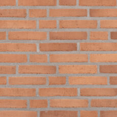 Konstruktion bygget af Randers Tegl's: RT 490.Ruby ReClay, fuge: Grå/Mørkegrå