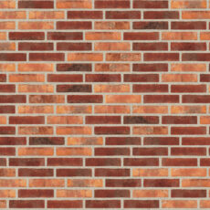 Konstruktion bygget af Egernsund Wienerberger's: Blauwbrons, fuge: Brun/Gråhvid