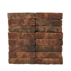 Konstruktion bygget af Matzen tegl's: Red Autum, fuge: Grå/Antracit