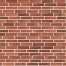 Konstruktion bygget af Egernsund Wienerberger's: Red Coal, fuge: Grå