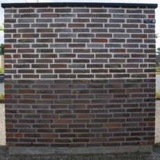 Konstruktion bygget af Matzen tegl's: Amazonas, fuge: Gråhvid/Antracit